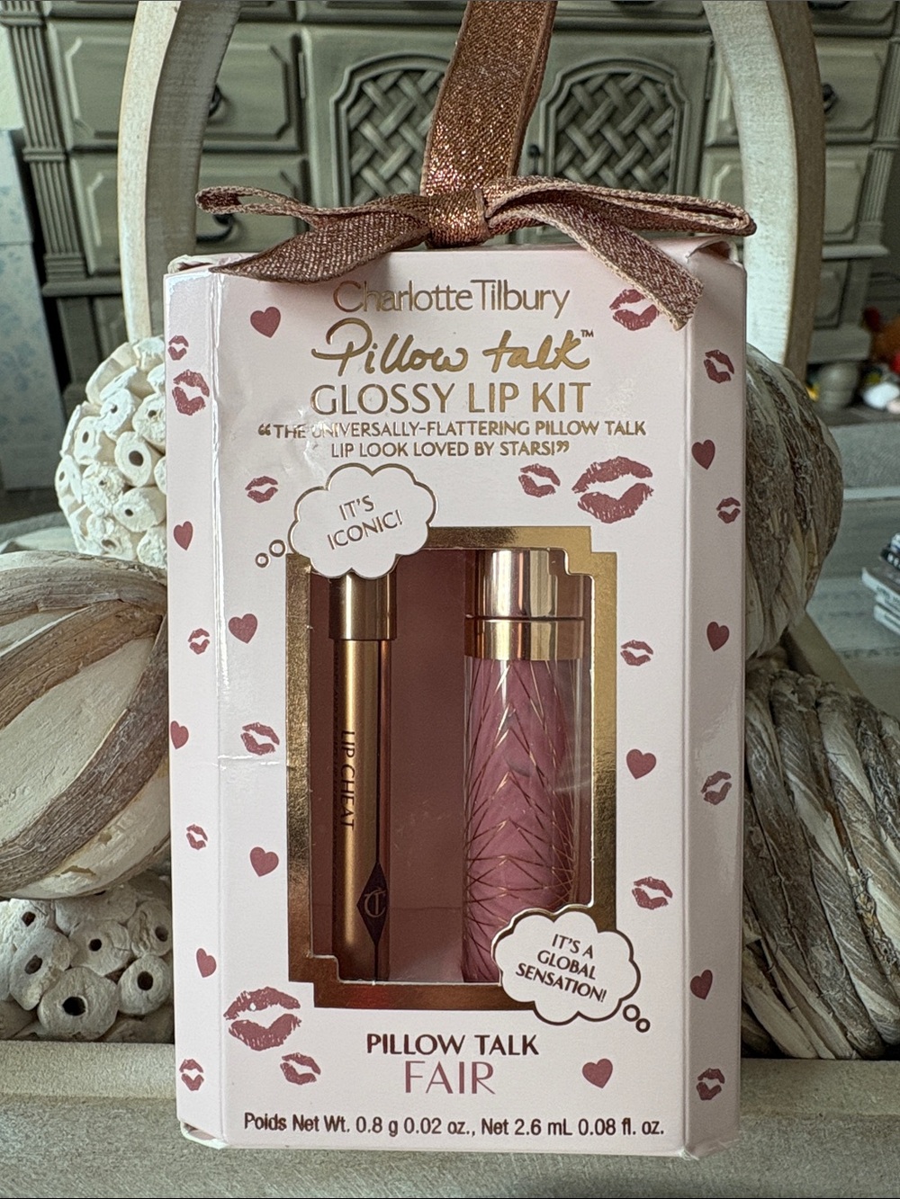 Charlotte Tilbury Pillow Talk Glossy Lip Kit — Fair
